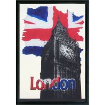 Miroir rectangulaire Londres – 20 x 30 cm – Verre et PVC – Miroir sur pied