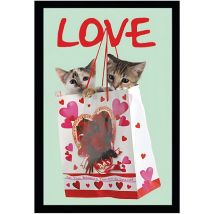 Bazooka - Miroir Rectangulaire Sérigraphié Chatons