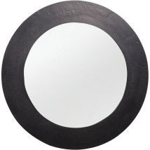 Table Passion - Miroir rond 50 cm Nickel