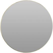 Home&styling - Miroir rond dans un cadre minimaliste, ø 55 cm