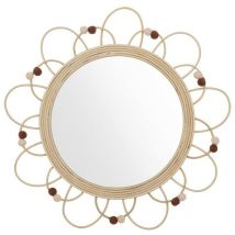 Miroir rotin campagne D38