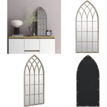 Miroir Sable 70x30 cm Fer pour utilisation à l'intérieur - Miroir Mural - Miroir Décoration - Miroir Salle à Manger - Miroir Salon - Miroir Design