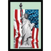Miroir statue of liberty usa