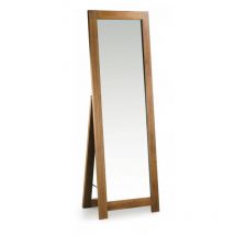Moycor - Miroir Sur Pied Bois Marron 50x6x160cm - Décoration d'Autrefois
