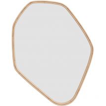 Rendez-vous Déco - Miroir organique en rotin 80x60 cm - tseri