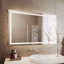 Vicco - Miroir mural Viola, Verre, 110 x 70 cm avec éclairage led