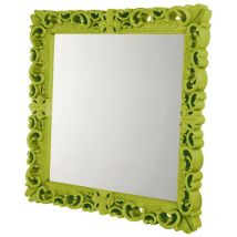Mirror of Love Verde lime - Grande specchio di design originale Slide colorato moderno barocco camera ingresso sala da pranzo salotto