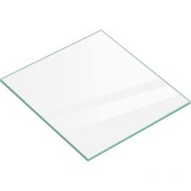 Mirror Square Glass Table Top , Dessus de table Transparent (30x30 cm Verre trempé)