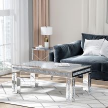 Mirrored 4 Leg Coffee Table