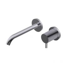 Ritmonio - Miscelatore a Parete per Lavabo a 2 fori diametrotrentacinque Cromo