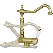 Miscelatore abbattibile per sottofinestra ottone antico Gattoni 6014665V0 Ottone Antico