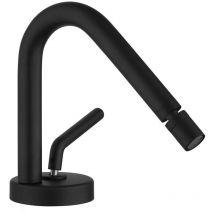 Miscelatore bidet Jacuzzi Rubinetteria nero opaco serie Lumos per piletta click clack