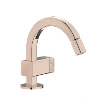 Ib Rubinetterie - Miscelatore bidet monoforo Elio EO220 - ib - Maniglia: Corallo - Colore:: Oro Rosa