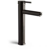 Kiamami Valentina - Miscelatore Canna Alta Per Lavabo Bagno Nero Opaco Fassa