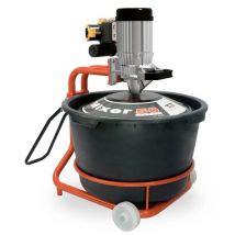 Miscelatore colla malta con frusta e secchio 230v 65lt Battipav mixer 50 super