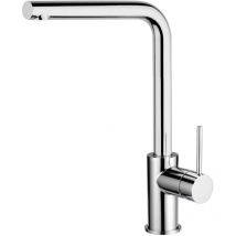 Rubinetto miscelatore lavello fontana cucina Vizio classico con canna alta girevole a l