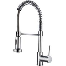 Miscelatore da cucina OPUS – Cromato – Corpo in ottone – Doccetta a 2 getti – Garanzia 3 anni