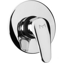 Miscelatore doccia da parete europa ad incasso ottone colore cromato bagno