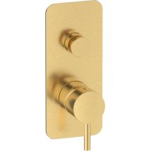 Miscelatore doccia due vie MilanoTorino - ib - Colore:: Oro Spazzolato
