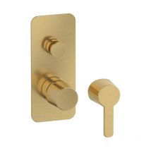 Miscelatore doccia due vie Taac - ib - Colore:: Oro Spazzolato