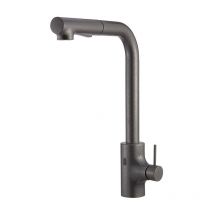 Idral - Miscelatore elettronico per cucina serie I55, con cartuccia progressiva e by-pass manuale, alimentazione a batterie