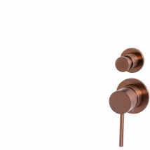 Tacoshop - Miscelatore incasso doccia con deviatore in acciaio inox 316L Tubico Tevere T44080 Rame