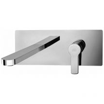 Paffoni - Miscelatore per lavabo ad incasso con bocca l. 200 mm serie Red RED105CR Cromato - Ottone