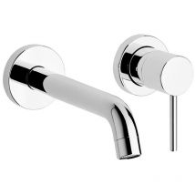 Miscelatore Lavabo a Muro Piralla Essenza 0ES00497A16 Bocca 19 cm