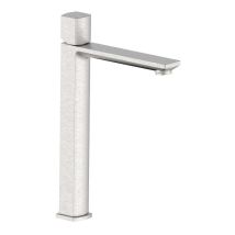 Miscelatore lavabo alto acciaio spazzolato con portata limitata - serie Marte