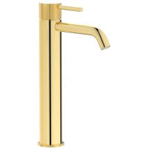 Miscelatore lavabo canna alta monoforo Industria - ib - Colore:: Oro Inglese