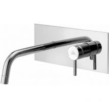 Miscelatore lavabo ad incasso con bocca l. 178 mm Paffoni serie Light LIG105CR Cromato - Ottone