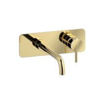 Ib Rubinetterie - Miscelatore lavabo monoforo incasso MilanoTorino - ib - Colore:: Oro Inglese