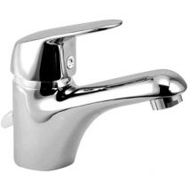 Rubinetto miscelatore monocomando per lavabo serie kappa scarico 11/4 rubinetterie Eurorama s.p.a.