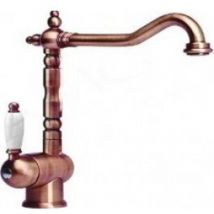 Crolla - 2800VR Mix Stone Miscelatore Monocomando a Canna alta Rame Antico