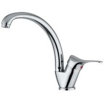 Ambrosiana - Go Plast Sei Miscelatore Lavello Monoforo Canna Alta Cromo