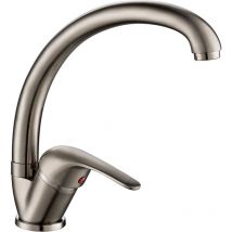 Ambrosiana - Go Plast Sei Miscelatore Lavello Monoforo Canna Alta Colore Satinato