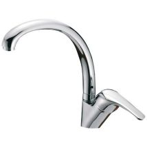 Rubinetto Miscelatore Canna Alta per Lavello – Ottone Cromato – Ø mm.40 – 686g