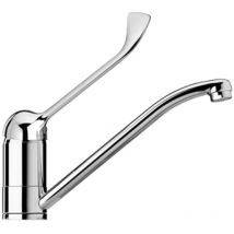 Piralla - Rubinetto lavello serie Nuvola in ottone cromato con leva clinica