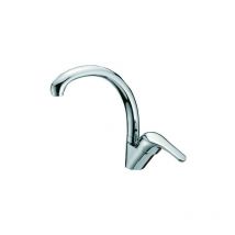 OX - miscelatore lavello cucina a cigno 'alba' maurer - ottone cromato