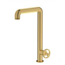 Ib Rubinetterie - Miscelatore lavello cucina monoforo Bold - ib - Colore:: Oro Spazzolato - Maniglie:: maniglia