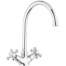 Miscelatore lavello serie viola cromo