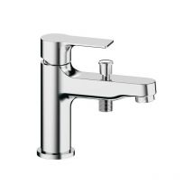Miscelatore monocomando lavabo/vasca con deviatore integrato, senza kit doccia