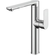 M Rubinetteria - Miscelatore Monocomando Lavello Cucina Orientabile Tunisi Installazione Rapida Finitura- Cromo Lucido - Confezione 1