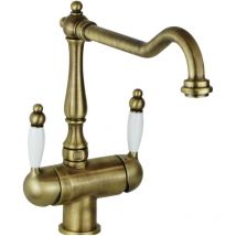 Miscelatore lavello cucina 3 vie acqua depurata colore bronzo Webert D920821065 Bronzo