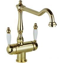 Webert - Miscelatore lavello cucina a 3 vie acqua depurata colore oro D920821010 Oro