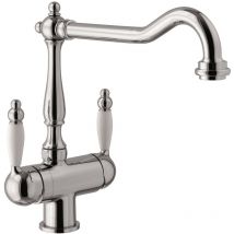 Webert - Miscelatore monoforo lavello 3 vie con deviatore per acqua depurata D920821015 Cromo