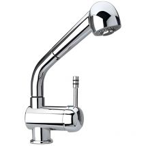 Miscelatore monoforo lavello doccia estraibile Paini 64CR566 cromato H23.25xL20.2