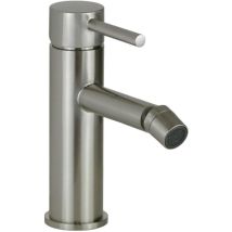 Miscelatore per bidet in colore steel looking linea moderna Pollini Jessy mxbimcmmcns Acciaio Spazzolato