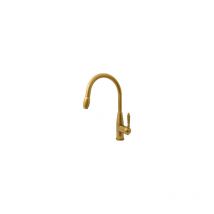 Bagnoclic - Miscelatore per cucina dorato, stile vintage