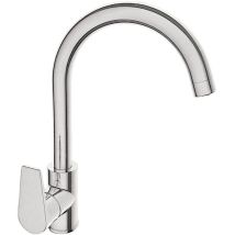 Bagnoclic - Miscelatore per lavello canna ponte completo moderno